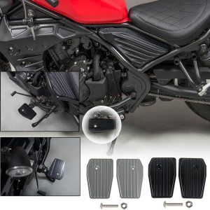 Estriberas anchas para motocicleta, reposapiés de aluminio, extensión para H-onda REBEL CMX500 CMX300 CMX 500 300 2017-2024 2018 2019 2020 2021 2022 Estriberas anchas para motocicleta, reposapiés de aluminio, extensión para H-onda REBEL CMX500 CMX300 CMX 500 300 2017-2024 2018 2019 2020 2021 2022