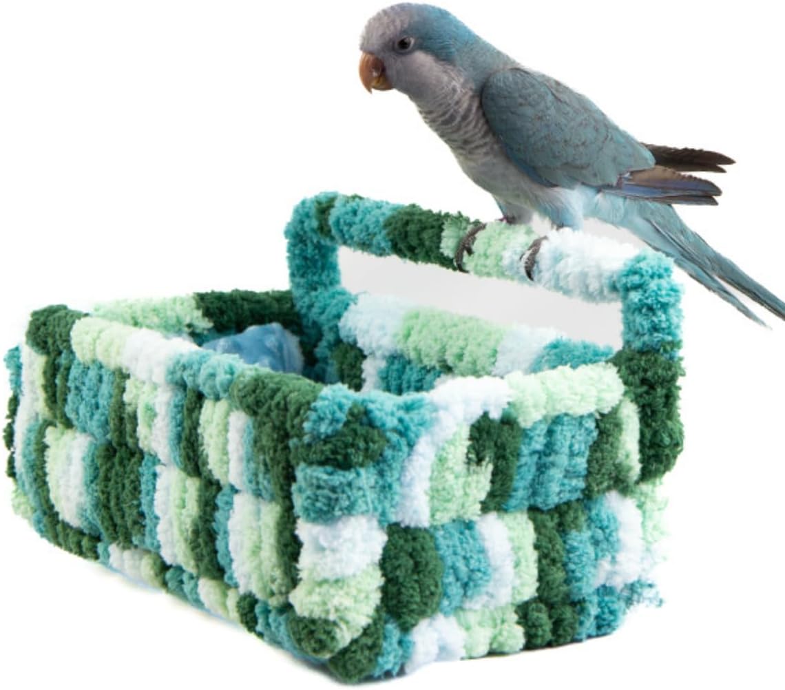 Barn Eleven Cálido pájaro nido casa cama hamaca juguete para mascota loro perico cacatúa cacatúa cacatúa gris africano eclecto Tienda Lovebird