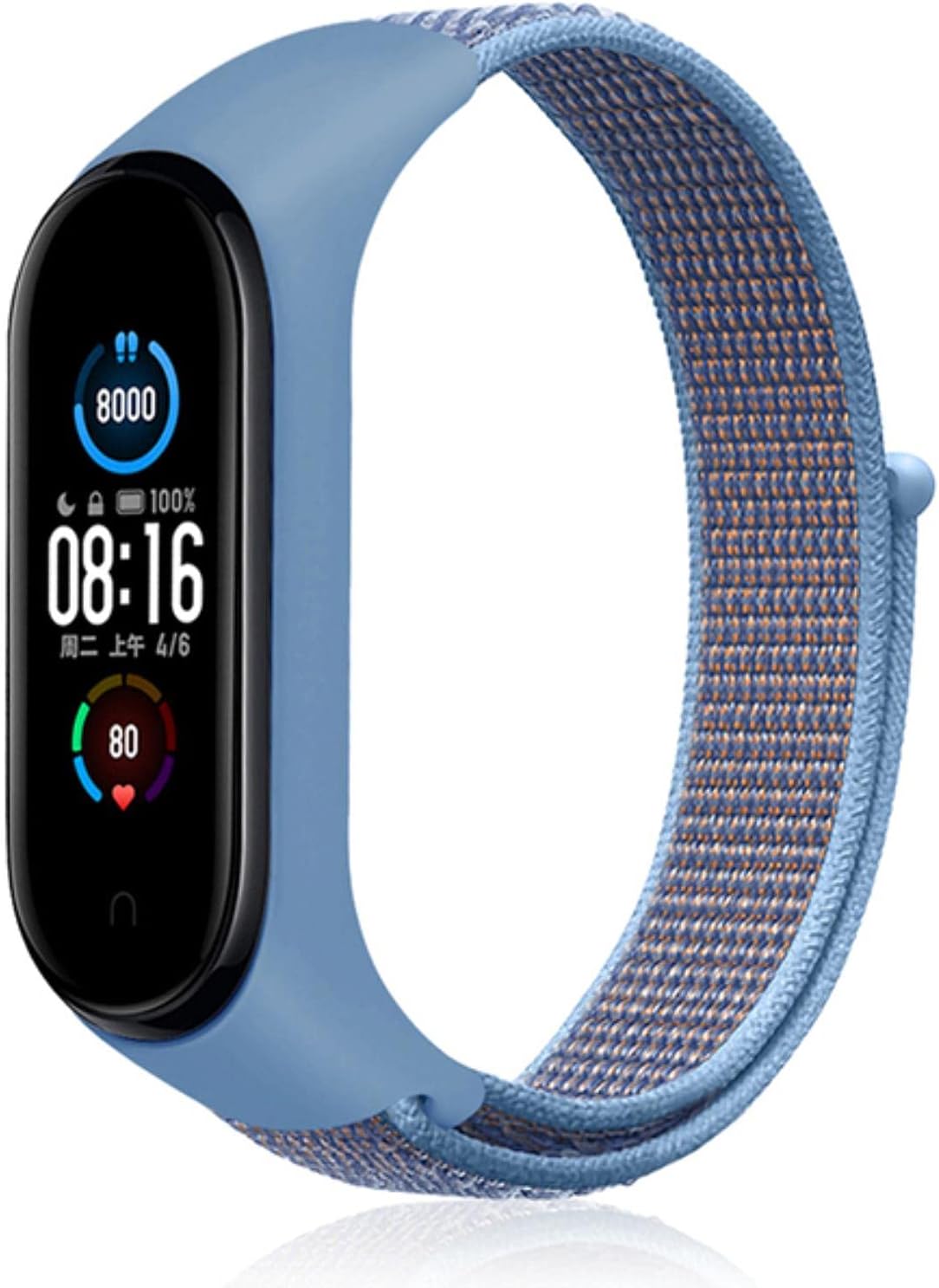 Nylon Sport loop reloj pulsera para mi banda 5 6 correa pulsera para mi banda 4 3 accesorios de pulsera
