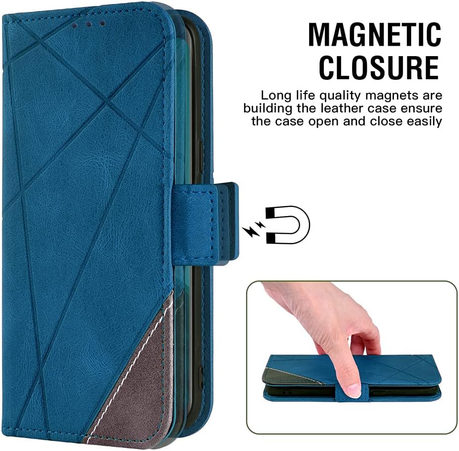 Asuwish Compatible con Google Pixel 2XL – Funda tipo cartera y protector de pantalla de vidrio templado, soporte de cuero con tapa para tarjetas,