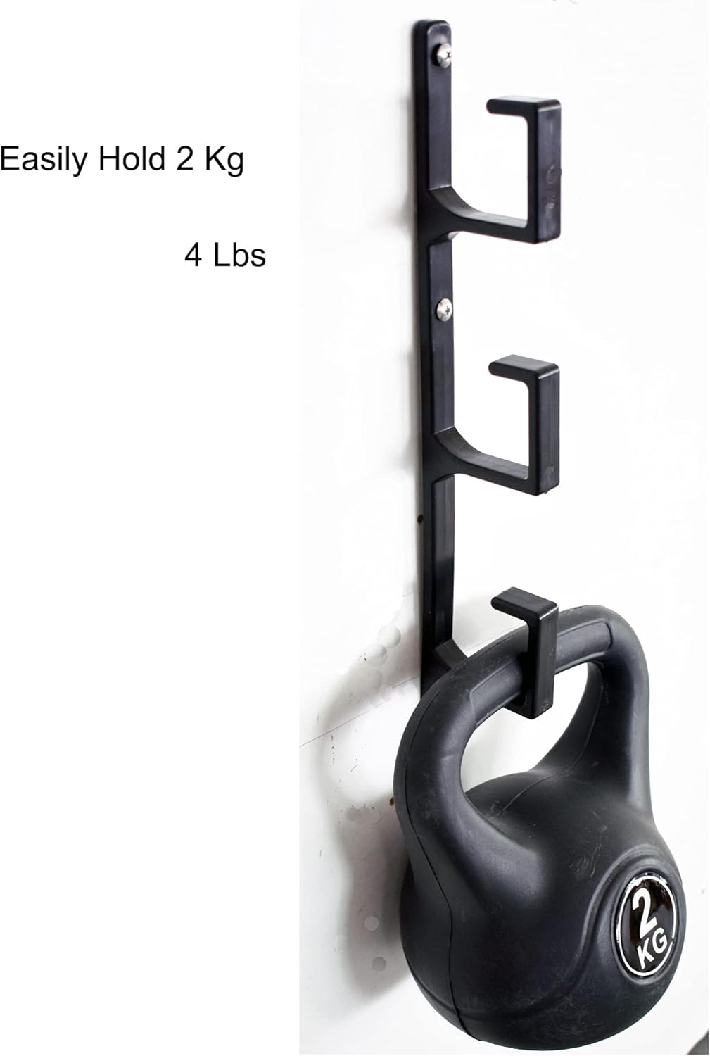 YYST Soporte de pared con espada negra para colgar en la pared, pantalla horizontal