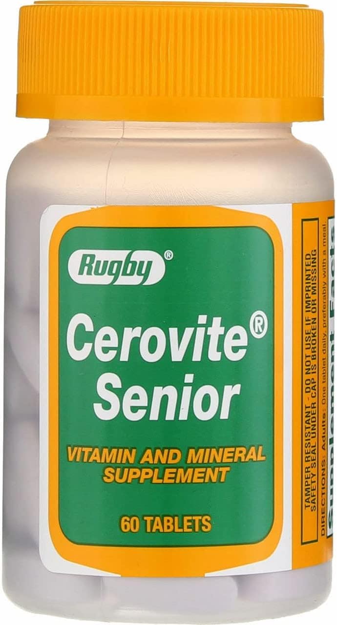 Rugby Cerovite Senior, 60 Tabs