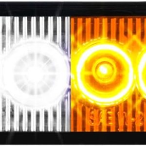 GG Grand General 81809 Luz estroboscópica LED blanca y ámbartransparente (4 pulgadas rectangular ámbar y blanco 4, 14 modos, 9  36 V) GG Grand General 81809 Luz estroboscópica LED blanca y ámbartransparente (4 pulgadas rectangular ámbar y blanco 4, 14 modos, 9  36 V)