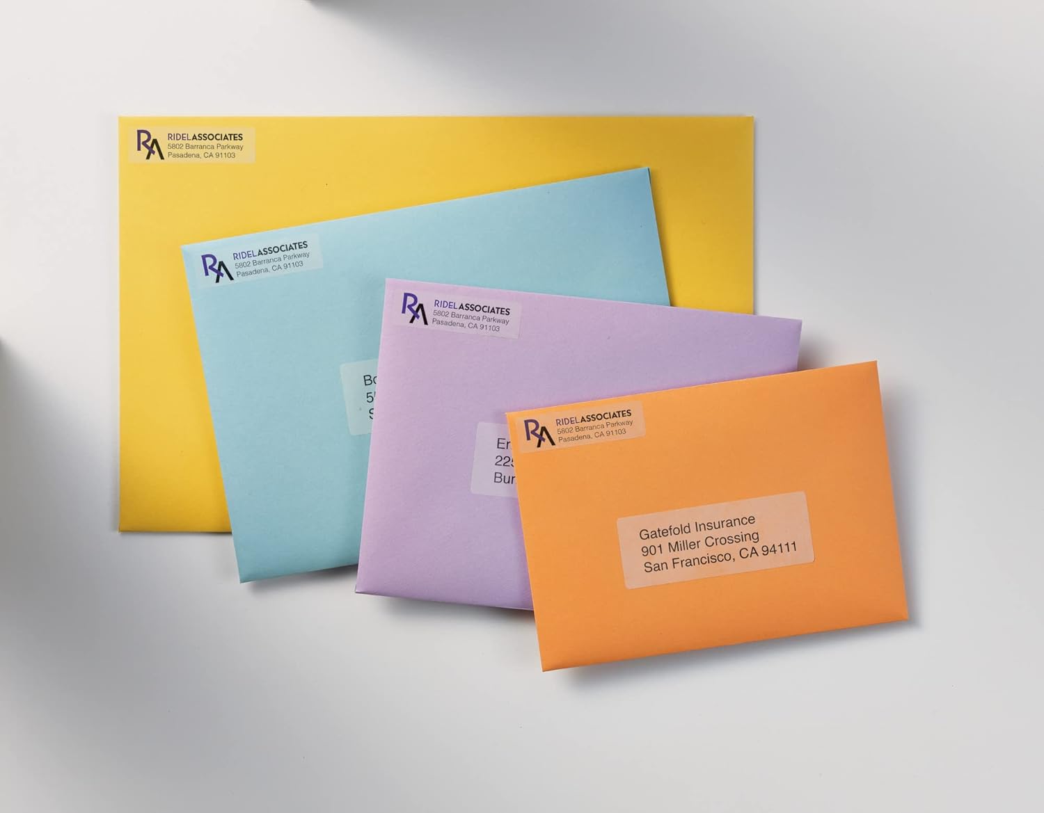 Avery Etiquetas de dirección de retorno transparentes mate, tecnología Sure Feed, láser, 12″ x 1-34″, 800 etiquetas, 5 paquetes (15667)