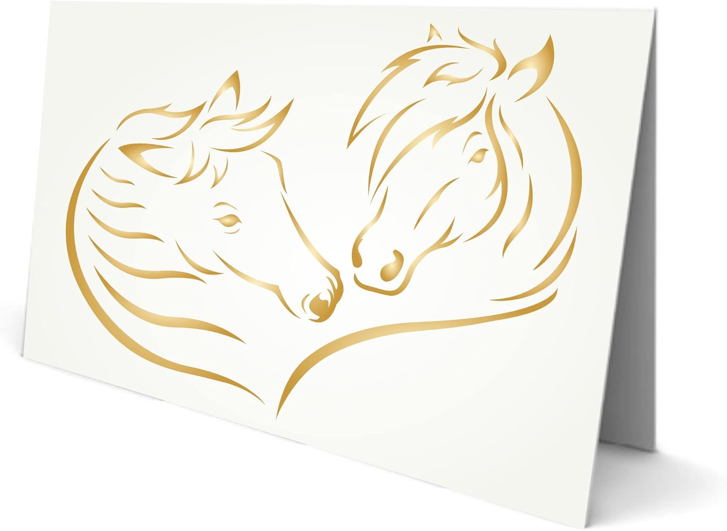 Plantilla de caballos de amor, 6.5 x 5 pulgadas (S)  Plantillas decorativas de cabeza de caballo equino de animales de granja para plantilla de