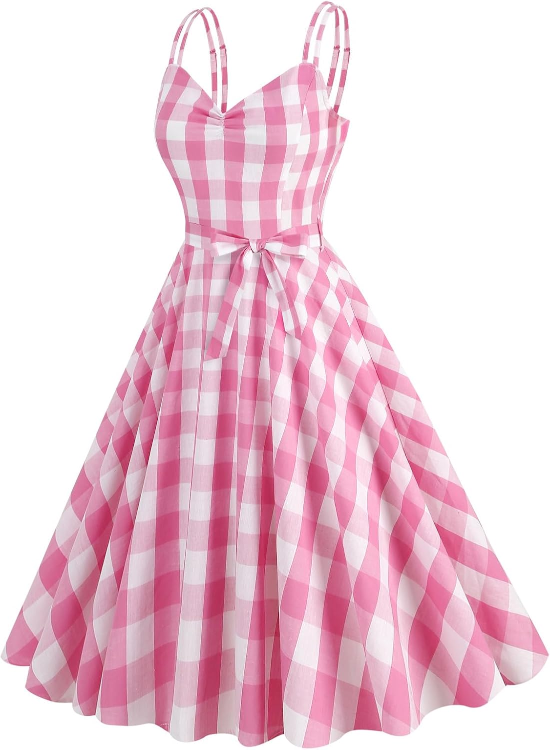 Vestido vintage de los años 50 Audrey Hepburn para mujer, estilo halter, a lunares, retro, rockabilly de los años 50 y 60, para cóctel, fiesta,