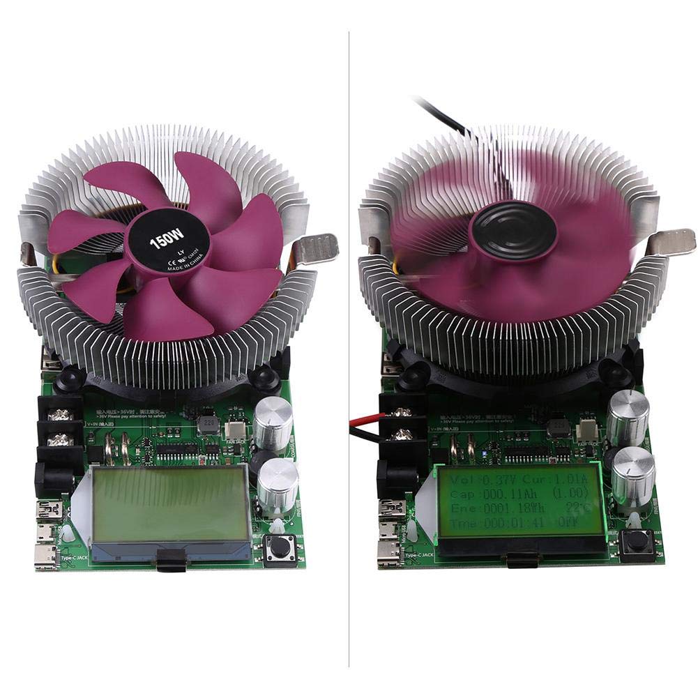 Probador de batería USB ajustable de corriente constante de carga electrónica módulo de probador de capacidad de batería 150W 200V 20A Probador de