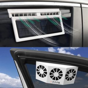 TOTMOX Ventilador de coche con energía solar, ventilador de escape de automóvil con energía solar, radiador de automóvil, el olor peculiar dentro TOTMOX Ventilador de coche con energía solar, ventilador de escape de automóvil con energía solar, radiador de automóvil, el olor peculiar dentro