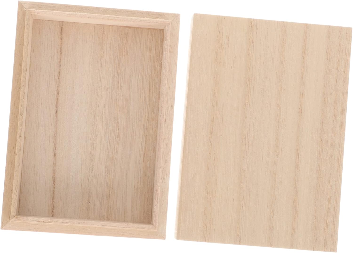 Abaodam Caja de almacenamiento de póquer de madera para tarjetas de madera, cubos de almacenamiento con tapa, contenedores con tapa, decorativos de