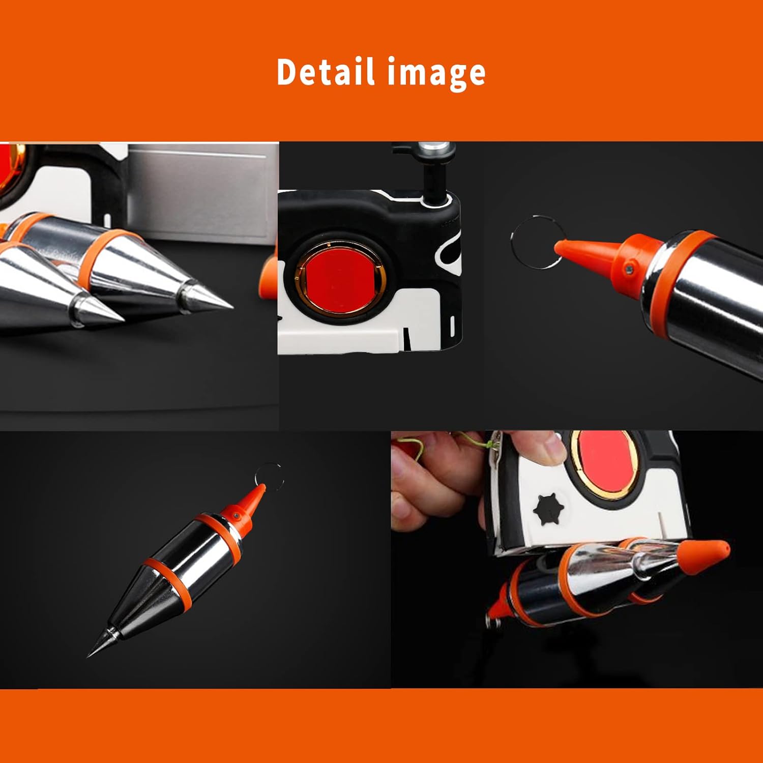 Plumb Bob Setter, Plumb Bob Setter magnético Plumb-Rite con cable de retroceso automático de 14.8 ft Bob estabilizador rápido