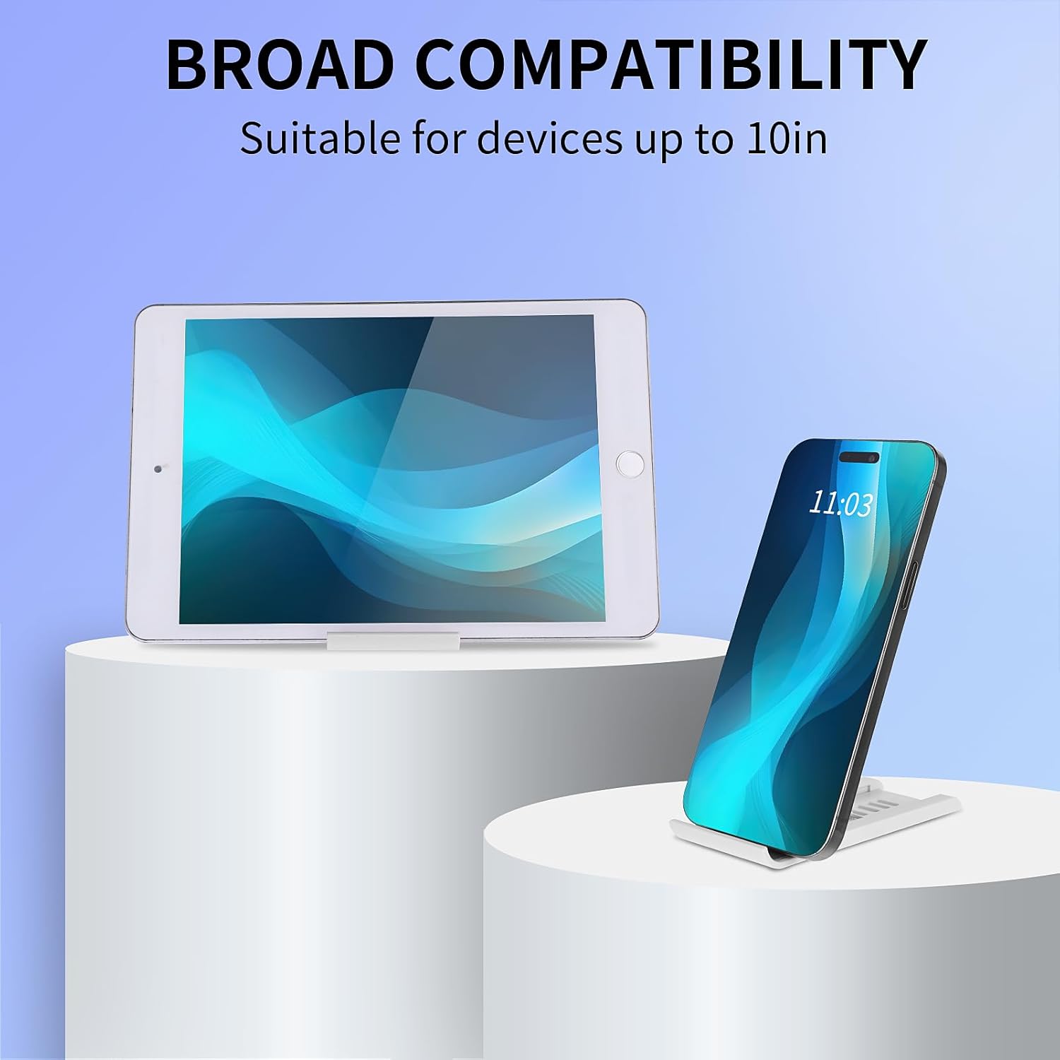 Soporte para teléfono celular, soporte plegable para teléfono celular de 6 velocidades, mini soporte portátil para tableta, soporte de teléfono