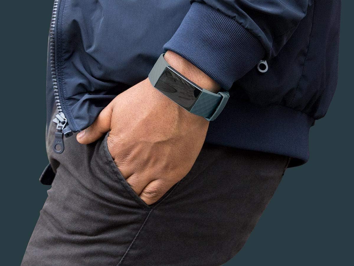 Velavior – Bandas impermeables para Fitbit Charge 3Fitbit Charge 4Charge3 SE, pulseras de repuesto para mujeres, hombres, tamaño pequeño y grande, L