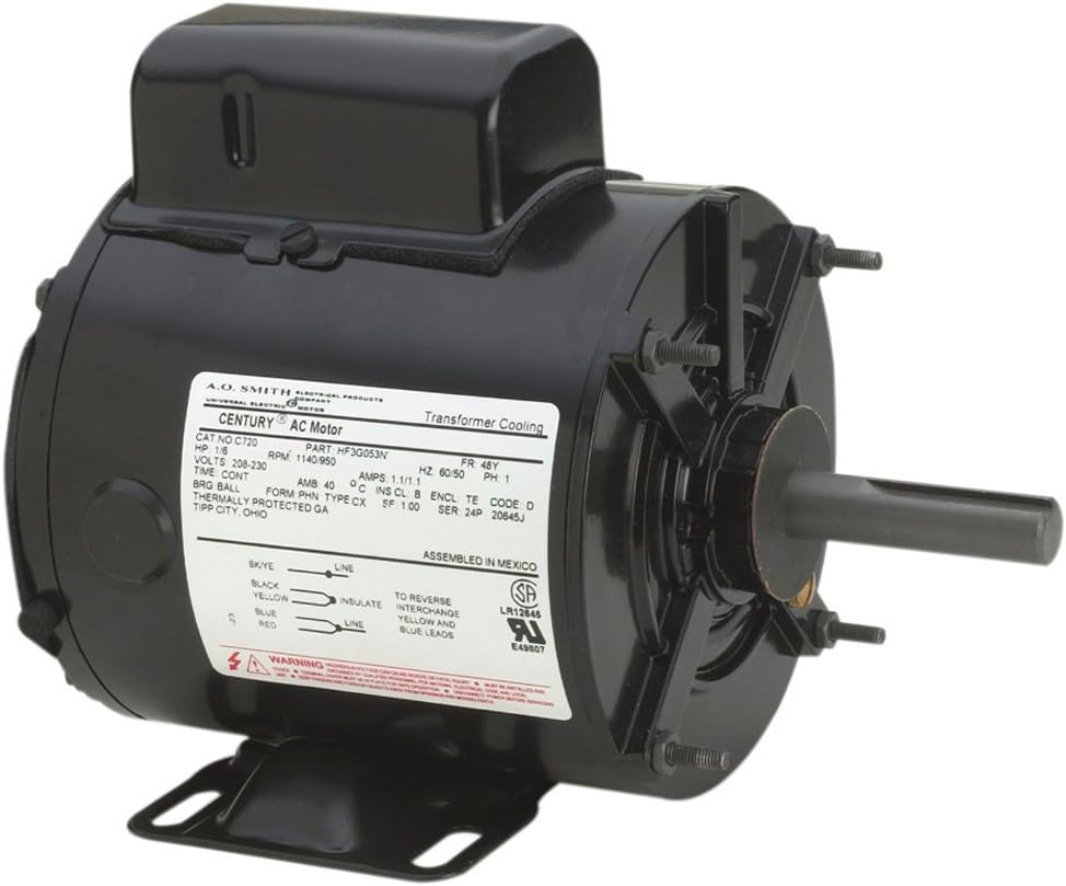 A.O. Smith C720A 16 HP, recinto TEAO, rodamiento de bolas, transformador de rotación reversible Motor de torre de enfriamiento