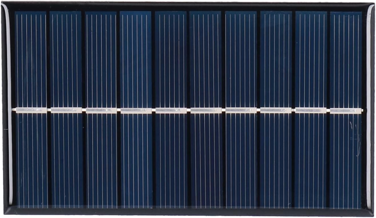1.2W 5V Tablero de carga solar de silicio policristalino Panel solar portátil para barcos aviones cría RV actividades de camping