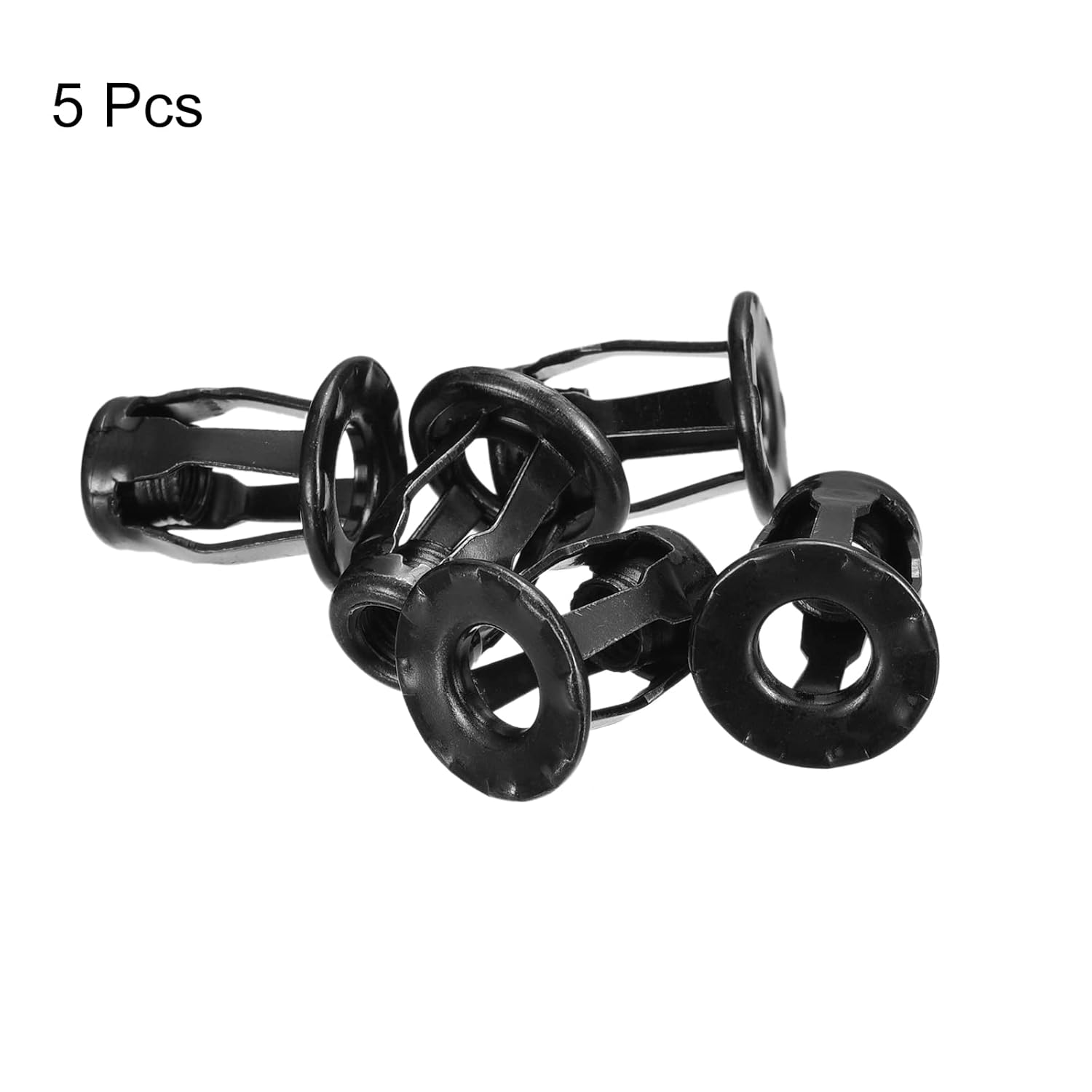 uxcell Tuercas de gato M6, 5 tuercas roscadas de acero al carbono galvanizadas remaches para metal fino, longitud de 0.732 in