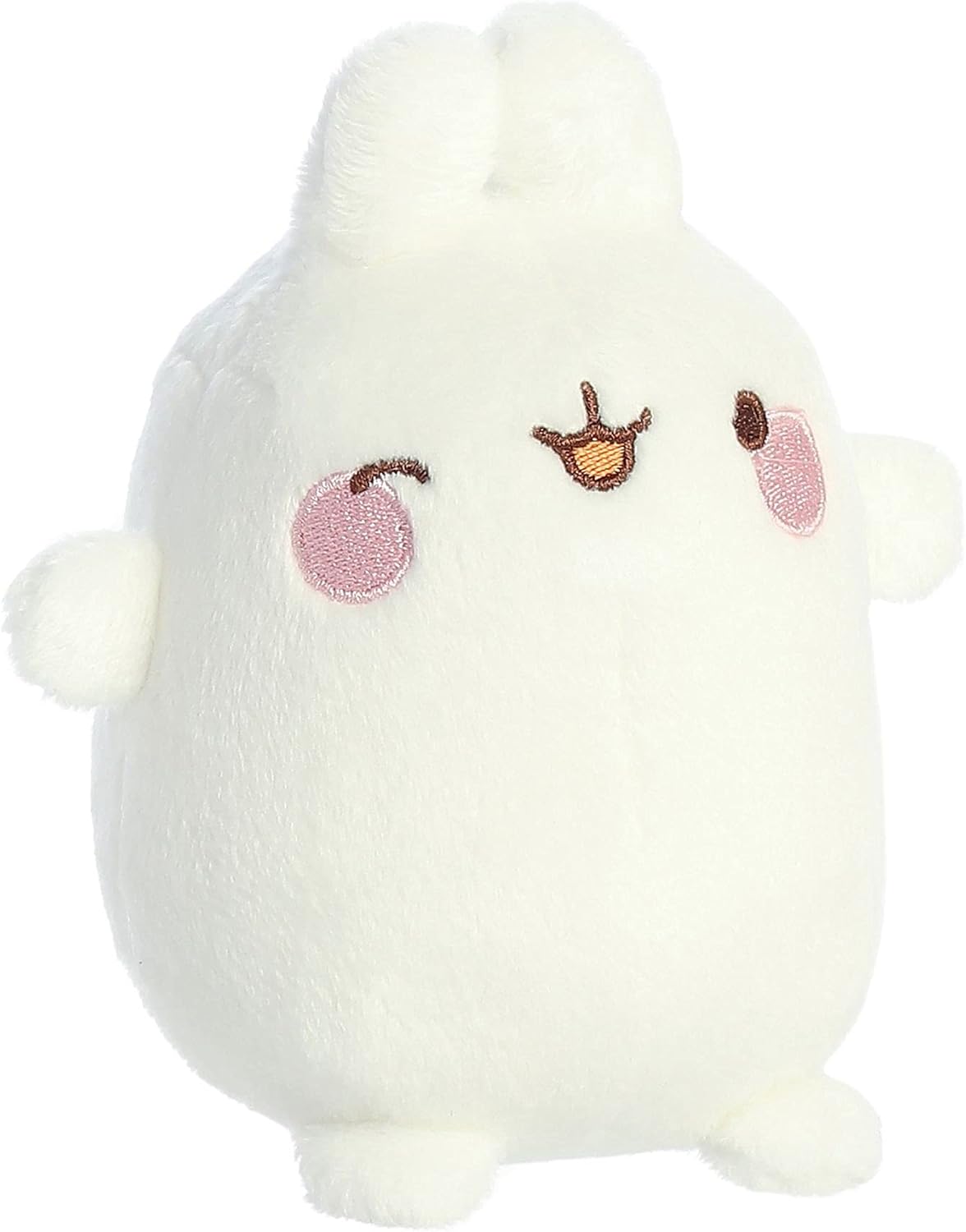 Aurora Juguetón Molang Winking Molang – Diseño de encanto entrañable, color blanco, 5 pulgadas