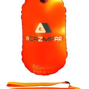Swim Buoy for Open Water, Swim Bubble for Safe Swim Training, Swimming Triathletes, Kayakers and Snorkelers, Highly Visible Buoy Float Swim Buoy for Open Water, Swim Bubble for Safe Swim Training, Swimming Triathletes, Kayakers and Snorkelers, Highly Visible Buoy Float