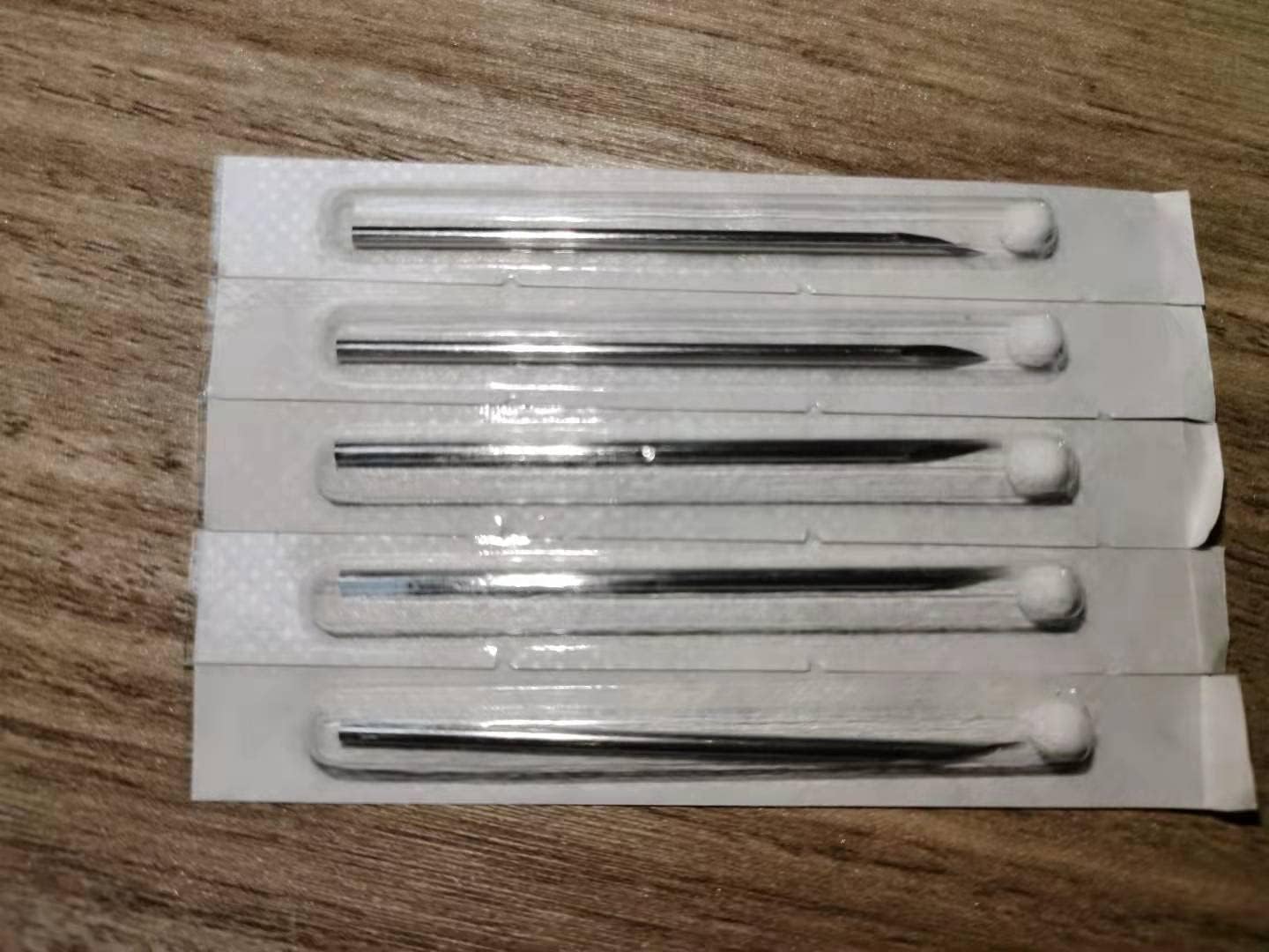 JIESIBAO Agujas de perforación corporal, catéter, agujas de perforación cannuales, 12G, 14G, 16G, 18G, 20G, acero inoxidable, estéril, desechable,
