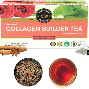 TEACURRY Té de colágeno (paquete de 1 mes, 30 bolsas de té) TEACURRY Té de colágeno (paquete de 1 mes, 30 bolsas de té)