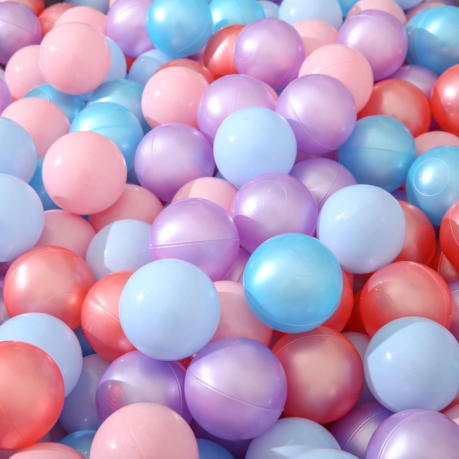Pelotas para hoyos de bolas, sin ftalatos, sin BPA, bolas de plástico no tóxicas para niños y diversión para jugar