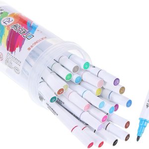 PATIKIL Marcadores de alcohol de 24 colores, 1 juego de marcadores artísticos de doble punta a base de alcohol para artistas, colorear, bocetos, PATIKIL Marcadores de alcohol de 24 colores, 1 juego de marcadores artísticos de doble punta a base de alcohol para artistas, colorear, bocetos,