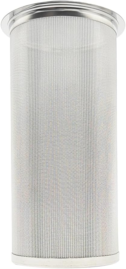 Filtro de café frío para tarro Mason de boca ancha de 1 cuarto de galón32 oz de acero inoxidable 304 Filtro de malla de 100 micrones para cafetera