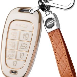 ontto Funda inteligente para llavero de 8 botones compatible con Hyundai Sonata Sel IONIQ 5 Nexo Tucson Sonata 2020 Grandeur 2020 Sonata Limited ontto Funda inteligente para llavero de 8 botones compatible con Hyundai Sonata Sel IONIQ 5 Nexo Tucson Sonata 2020 Grandeur 2020 Sonata Limited