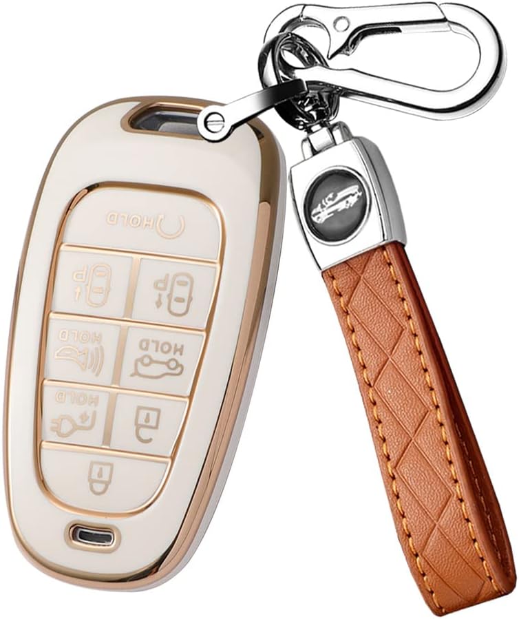 ontto Funda inteligente para llavero de 8 botones compatible con Hyundai Sonata Sel IONIQ 5 Nexo Tucson Sonata 2020 Grandeur 2020 Sonata Limited