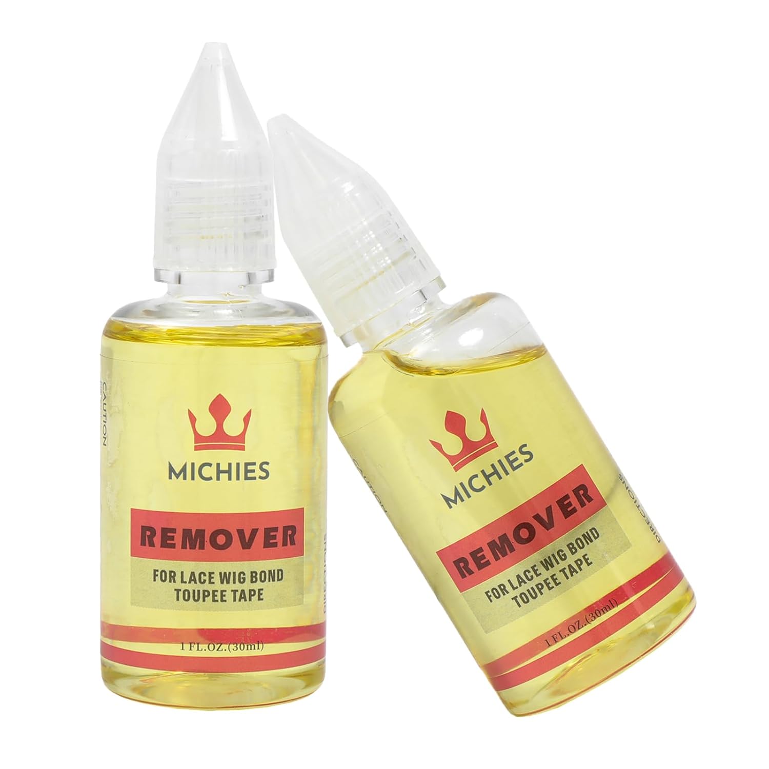 MICHIES Removedor de pegamento para peluca, removedor de extensiones adhesivas de 1 onza1.0 fl oz, removedor de pegamento de encaje de acción