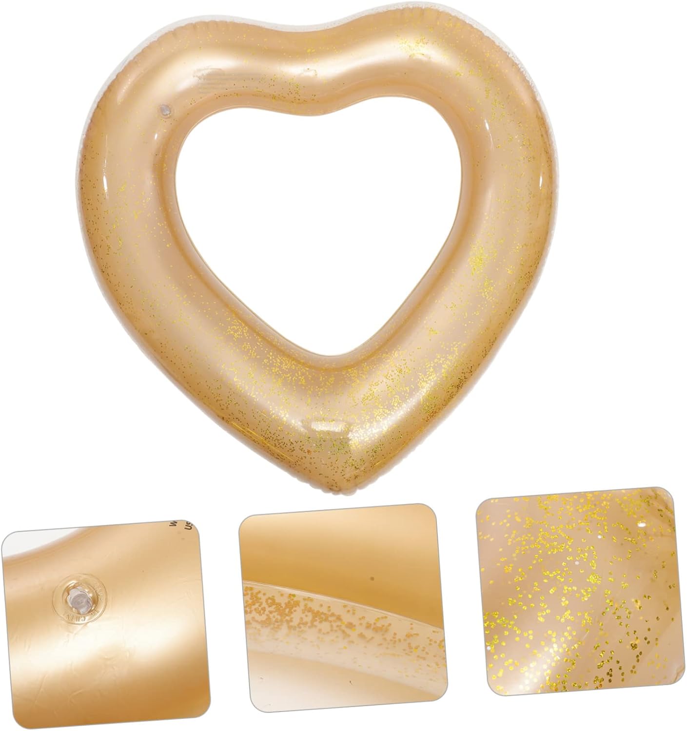 FELTECHELECTR Anillo de natación en forma de corazón Juguete de verano Kidcraft Playset Baby Summer Toys Kids Pool Kids Swim Ring Beach Party