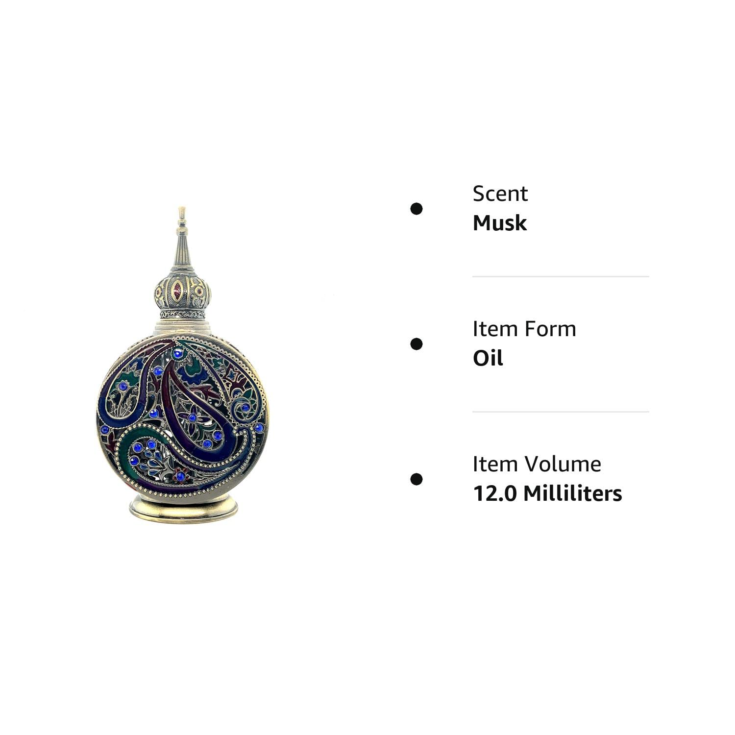 Almizcle, 0.4 fl oz – METAL  Aceite de perfume premium  Aceite Attar  Sin alcohol  Vegano y libre de crueldad