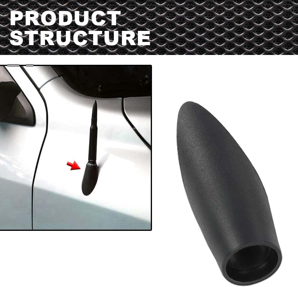 Bisel de base de montaje de antena de radio compatible con Dodge Ram 1994-2002 1500 2500 3500 56043018