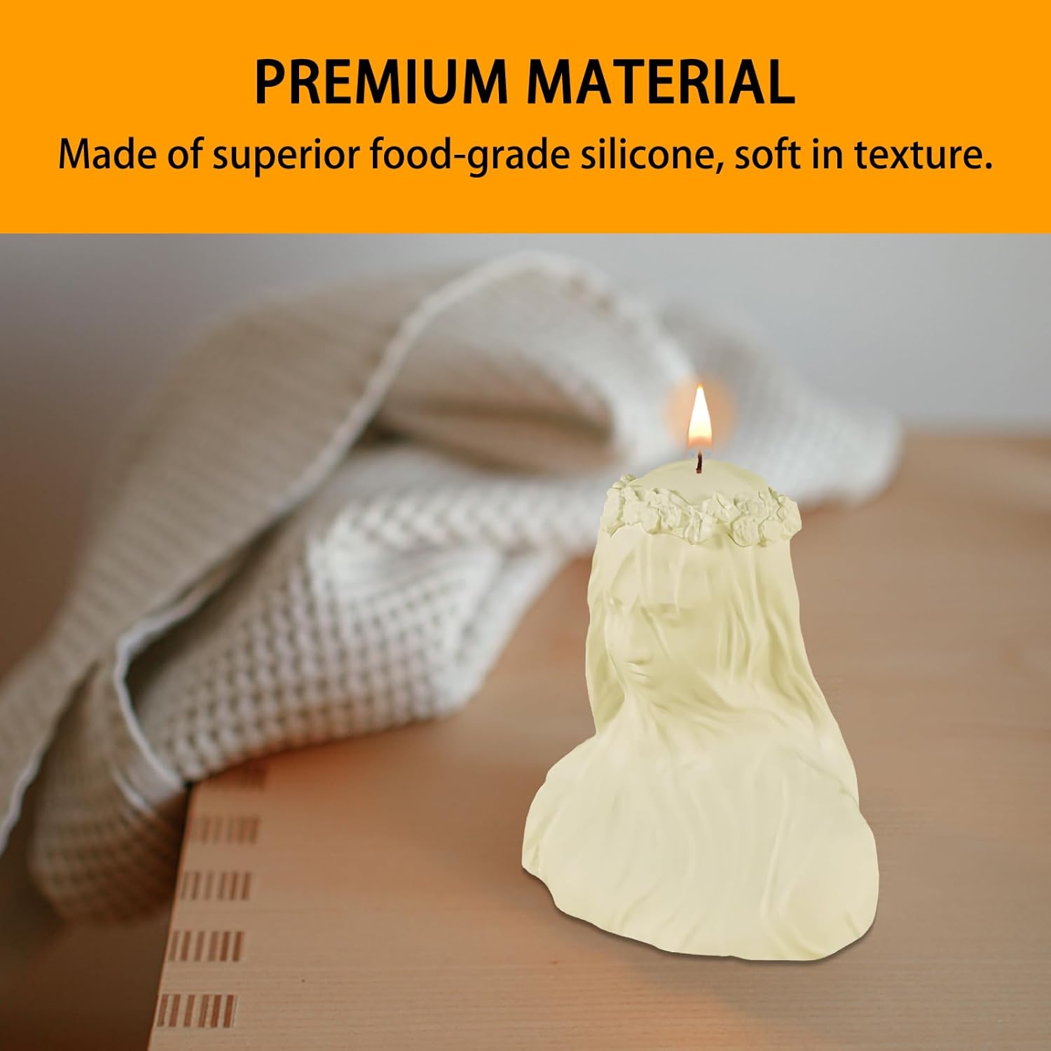Moldes de silicona para velas de niña veladas 3D, moldes de vela corporal para hacer velas, aroma, cera de soja, jabón, yeso, resina epoxi,