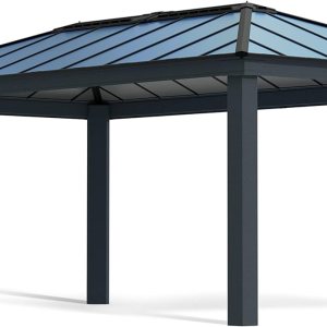 Palram – Canopia Dallas 6100 20 pies x 12 pies. Marco de metal y panel de policarbonato de calidad resistente refugio permanente al aire libre para Palram – Canopia Dallas 6100 20 pies x 12 pies. Marco de metal y panel de policarbonato de calidad resistente refugio permanente al aire libre para