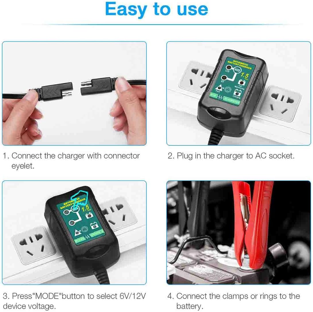 Cargador inteligente sellado de la batería de plomo 12V Volt 5AH 7AH 10AH 12AH 18AH 20AH