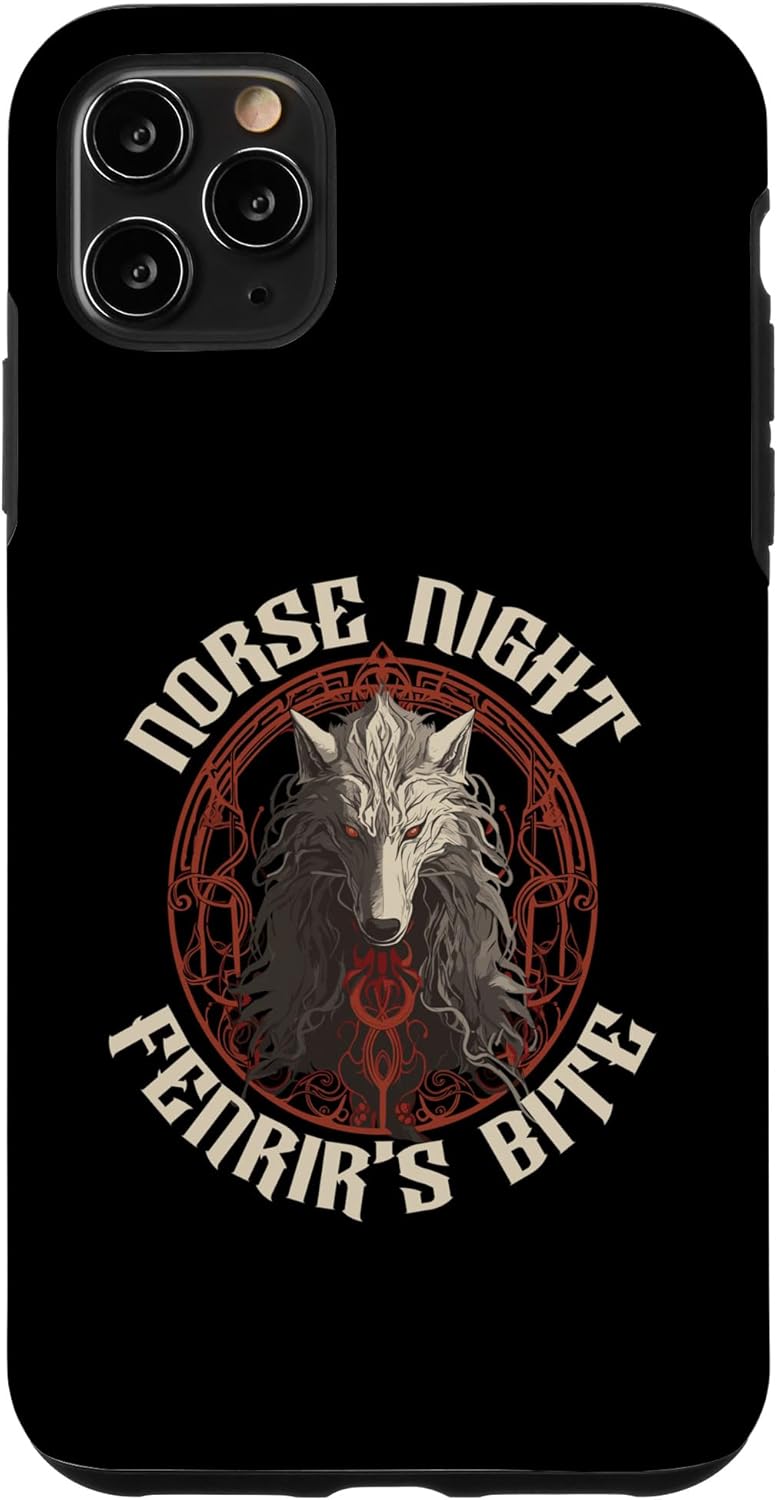 iPhone 11 Pro Max Fenrir Wolf Viking Scandinavian Pride Norsemen Odins Wolf Case