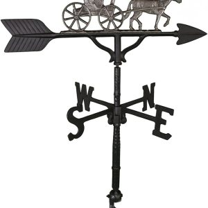 Montague Productos de Metal Veleta con Swedish Hierro País Doctor de 32pulgadas Ornamento Montague Productos de Metal Veleta con Swedish Hierro País Doctor de 32pulgadas Ornamento