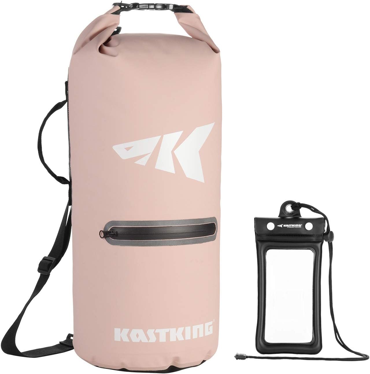 KastKing Cyclone Seal – Bolsa seca 100% impermeable con funda para teléfono, bolsillo frontal con cremallera, perfecta para playa, pesca, kayak,