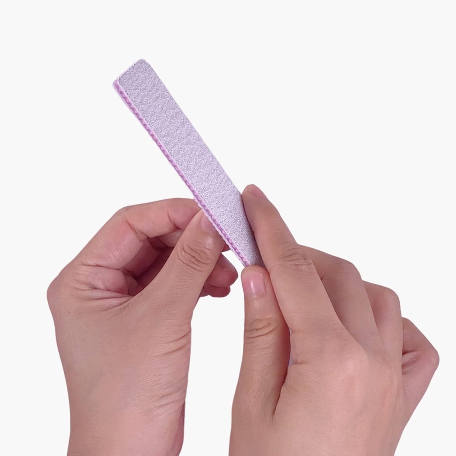 Limas de uñas de grano 8080 (25 unidades), tableros de esmeril gruesos para uñas acrílicas y uñas de gel, lima de uñas de doble cara de 80 granos