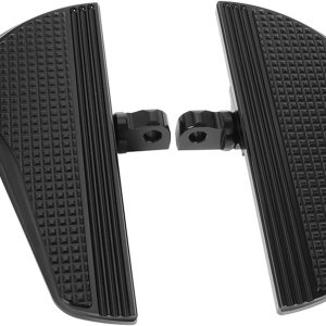 Tablas de suelo para motocicleta, estribo delantero y trasero para conductor, pedales reposapiés para Harley Touring Softail, negro # 2 Tablas de suelo para motocicleta, estribo delantero y trasero para conductor, pedales reposapiés para Harley Touring Softail, negro # 2