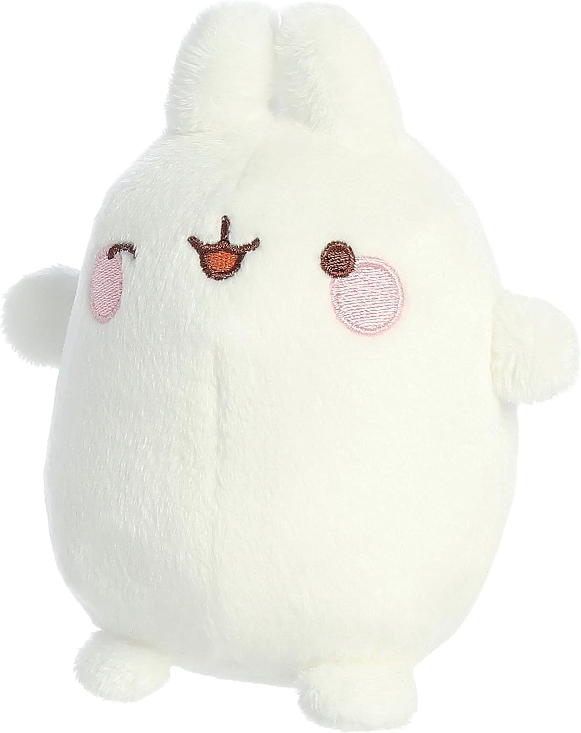 Aurora Juguetón Molang Winking Molang – Diseño de encanto entrañable, color blanco, 5 pulgadas