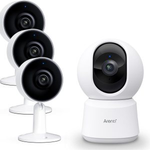 ARENTI Cámara de seguridad WiFi de 4MP enchufable para interiores, 3 unids 2.4 GHz y 5 GHz, cámara de seguridad WiFi para interiores, cámara para ARENTI Cámara de seguridad WiFi de 4MP enchufable para interiores, 3 unids 2.4 GHz y 5 GHz, cámara de seguridad WiFi para interiores, cámara para