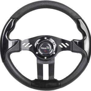 RASTP Volante de carrito de golf universal para carrito de golf EZGO RXVTXT, Club Car DS & Precedent Yamaha, negro RASTP Volante de carrito de golf universal para carrito de golf EZGO RXVTXT, Club Car DS & Precedent Yamaha, negro