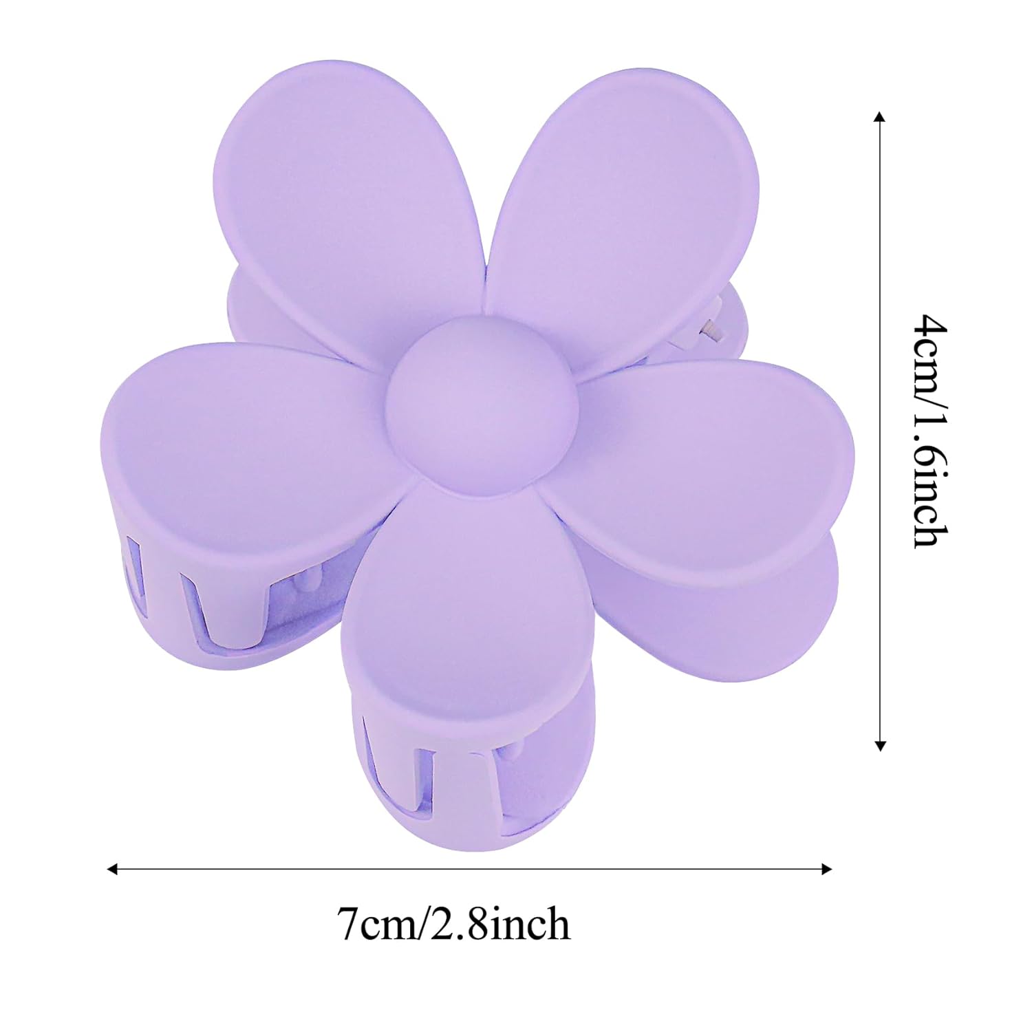 12 pinzas de flores para el cabello para mujeres y niñas, pinzas grandes con fuerte sujeción para cabello grueso y fino, 12 colores morandi mate