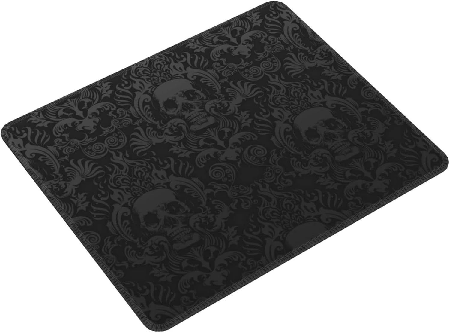 TWITED Alfombrilla para mouse, tejida a máquina, Overlock, posicionamiento de precisión, alfombrilla de mouse de goma antideslizante para juegos