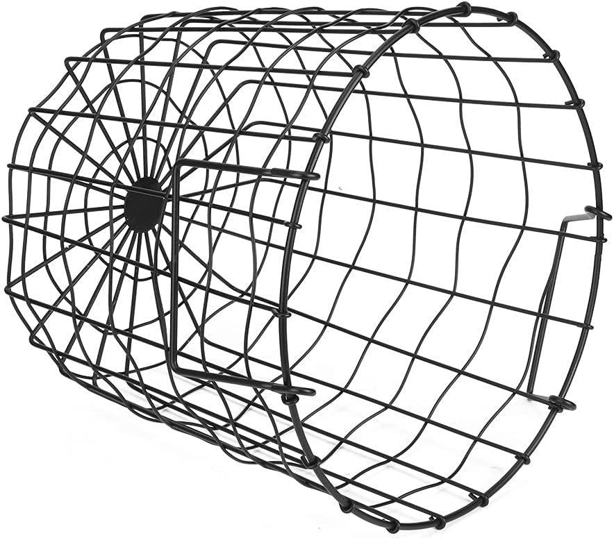 Cesta de almacenamiento de alambre de hierro resistente, cesta de lavandería con asa, cesta de almacenamiento redonda de lavandería, cesta de malla
