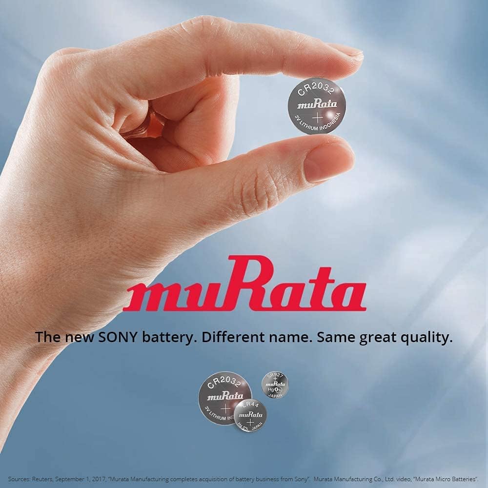 Murata 397 SR726SW Batería 1.55V Celda de botón de reloj de óxido de plata – Sustituye a Sony 397 (2 baterías)