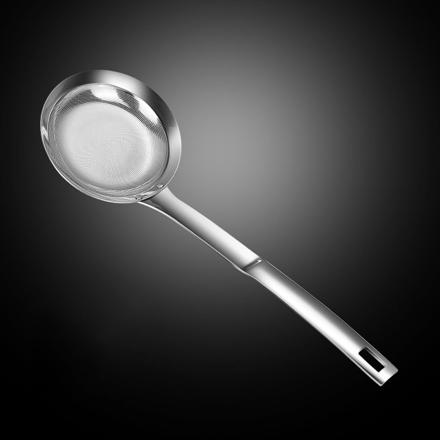 Cuchara ranurada con coladores, cucharas separadoras de aceite, accesorios de cocina para separar y colar aceite y líquidos, cuchara espumadera de
