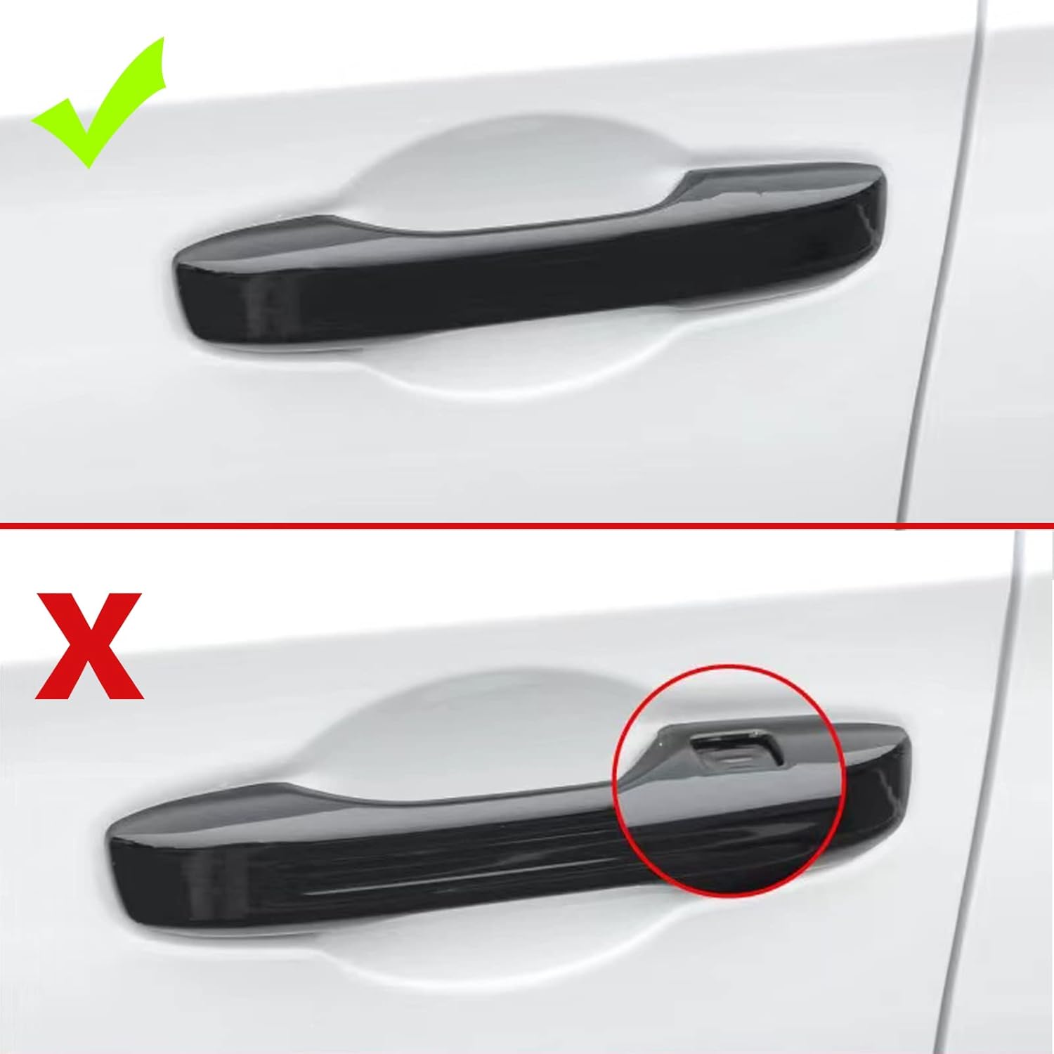 Fundas para manija de puerta compatibles con accesorios Civic de 11 generación, para Honda Civic 2022 2023, Accord 2023, CR-V 2023, HR-V 2023 con