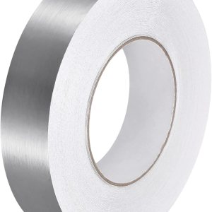 uxcell Adhesivo autoadhesivo de aluminio de 1.18 pulgadas x 164 pies, tira de cinta adhesiva impermeable para pared, gabinete, cocina, color plateado uxcell Adhesivo autoadhesivo de aluminio de 1.18 pulgadas x 164 pies, tira de cinta adhesiva impermeable para pared, gabinete, cocina, color plateado